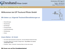 Tablet Screenshot of cptreuhand.com